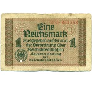 1 рейхсмарка 1939 года Германия (Для оккупированных территорий) — Фото №1