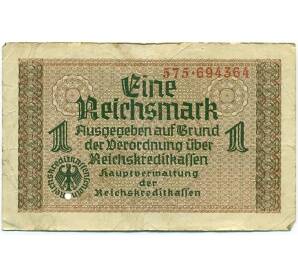 1 рейхсмарка 1939 года Германия (Для оккупированных территорий) — Фото №1