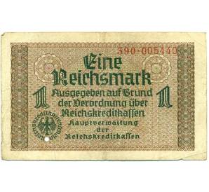 1 рейхсмарка 1939 года Германия (Для оккупированных территорий) — Фото №1