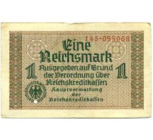 1 рейхсмарка 1939 года Германия (Для оккупированных территорий) — Фото №1