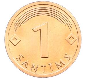 1 сантим 2008 года Латвия — Фото №1