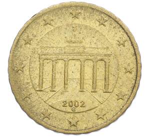 10 евроцентов 2002 года G Германия — Фото №1