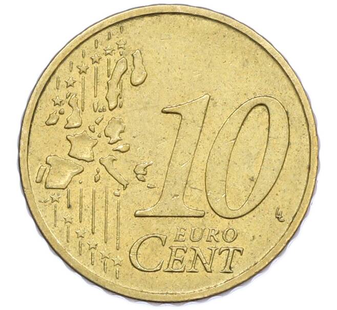 Монета 10 евроцентов 2002 года G Германия (Артикул: T11-39318) — Фото №2