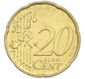 20 евроцентов 2002 года Италия — Фото №2
