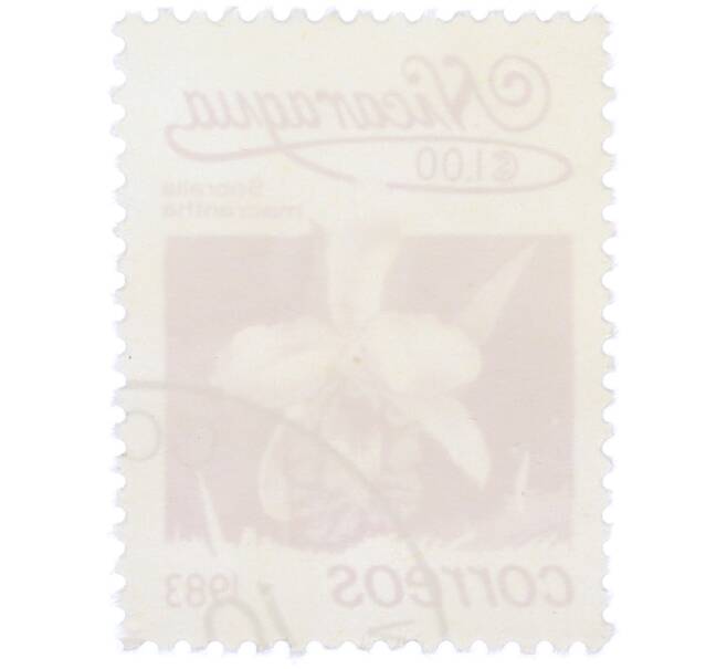 Почтовая марка 1 кордоба 1983 года Никарагуа «Собралия крупноцветковая» (Артикул: T11-39381) — Фото №2