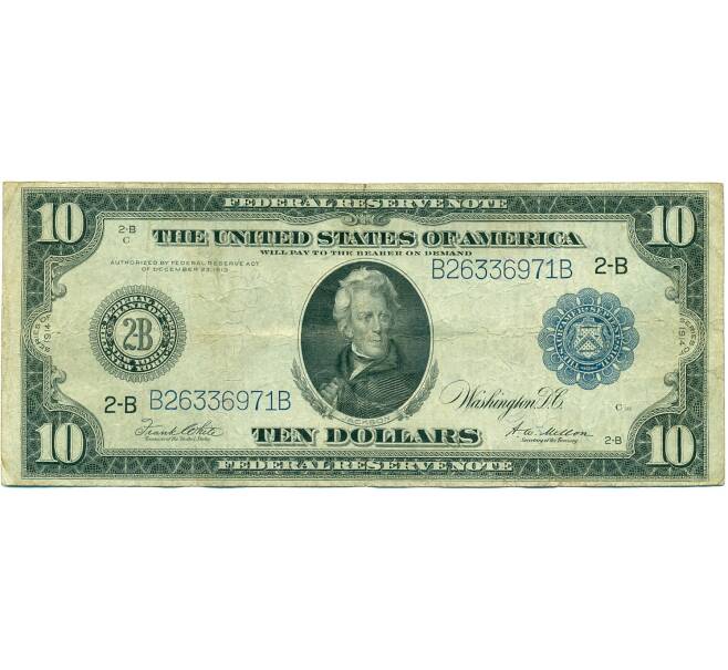 Банкнота 10 долларов 1914 года США (Артикул: K12-77799) — Фото №1