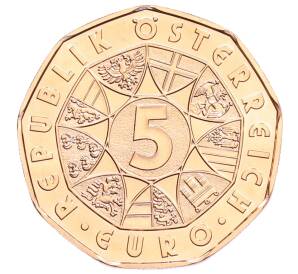 5 евро 2026 года Австрия «Прыжок в счастье» — Фото №2