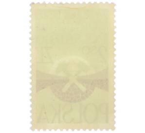 Почтовая марка 2.5 злотых 1960 года Польша «1000-летие польского горного дела» — Фото №2