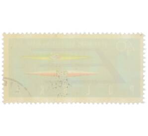 Почтовая марка 40 грошей 1961 года Польша «VI чемпионат Европы по гребле на байдарках и каноэ» — Фото №2