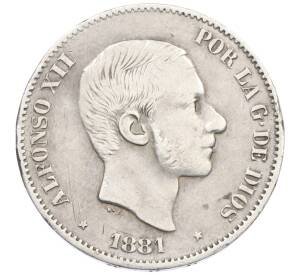 50 сентимо 1881 года Испанские Филиппины — Фото №1