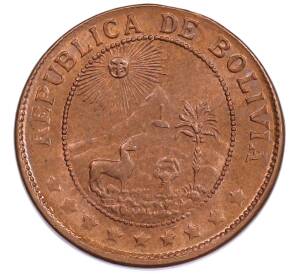 50 сентаво 1942 года Боливия — Фото №2