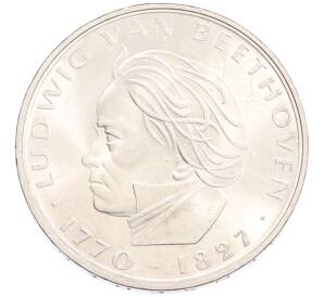 5 марок 1970 года F Западная Германия (ФРГ) «200 лет со дня рождения Людвига ван Бетховена» — Фото №1