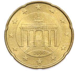 20 евроцентов 2006 года J Германия — Фото №1