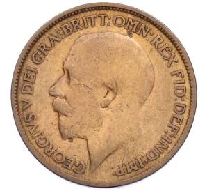 1/2 пенни 1920 года Великобритания — Фото №2