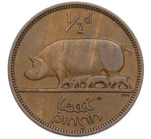 1/2 пенни 1953 года Ирландия — Фото №1