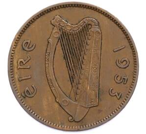 1/2 пенни 1953 года Ирландия — Фото №2