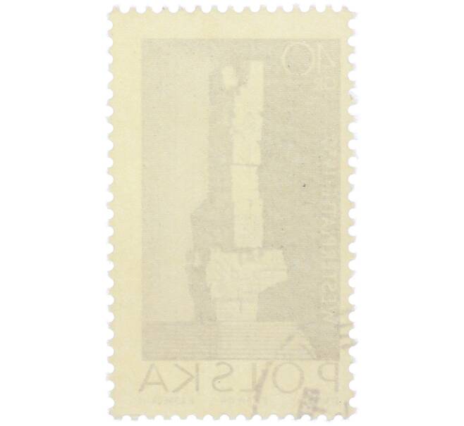 Почтовая марка 40 грошей 1964 года Польша «Проект памятника защитникам Вестерплатте» (Артикул: P2-1254) — Фото №2