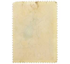 Почтовая марка 60 грошей 1961 года Польша «Жуки — Бегун золотистый» — Фото №2