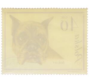 Почтовая марка 40 грошей 1963 года Польша «Собаки — Боксер» — Фото №2