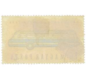 Почтовая марка 1 форинт 1959 года Венгрия «Музей транспорта в Будапеште — Икарус-55» — Фото №2