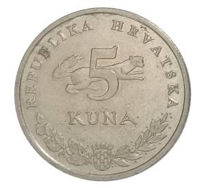 5 куна 2001 года Хорватия — Фото №2