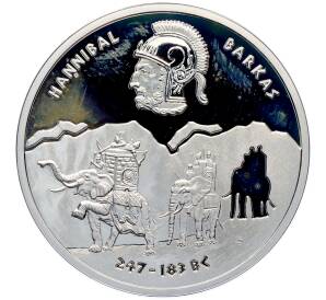 1 доллар 2012 года Ниуэ «Великие Полководцы — Ганнибал Барка» — Фото №1