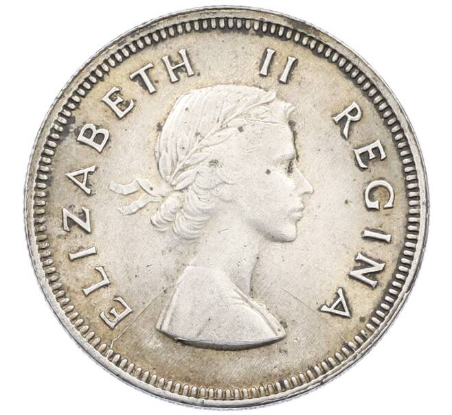 Монета 2 шиллинга 1953 года Британская Южная Африка (Артикул: K27-87277) — Фото №2