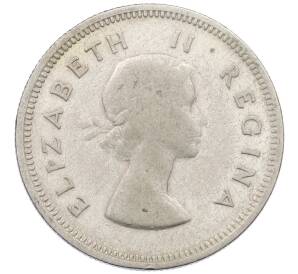 2 шиллинга 1955 года Британская Южная Африка — Фото №2