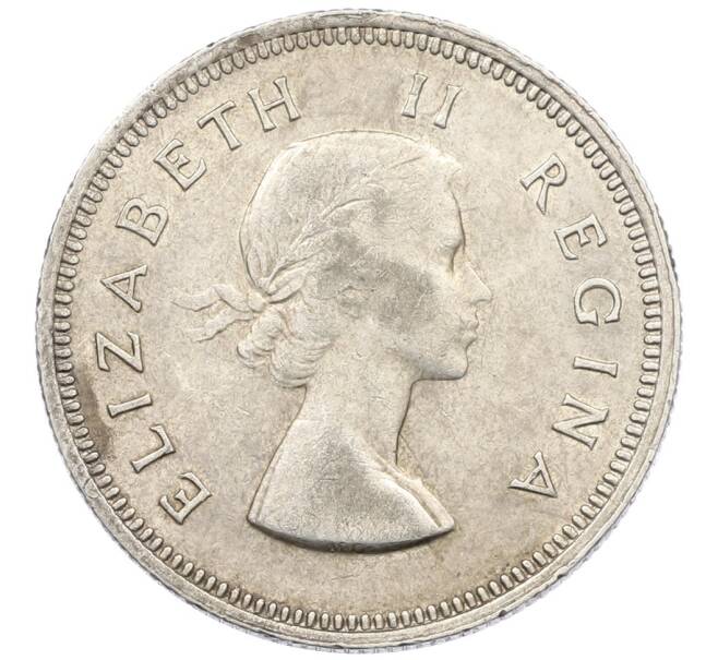 Монета 2 шиллинга 1956 года Британская Южная Африка (Артикул: K27-87279) — Фото №2