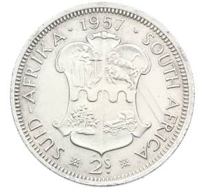 2 шиллинга 1957 года Британская Южная Африка — Фото №1