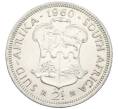Монета 2 шиллинга 1960 года Британская Южная Африка (Артикул: K27-87281) — Фото №1
