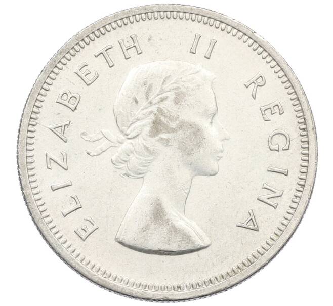Монета 2 шиллинга 1960 года Британская Южная Африка (Артикул: K27-87281) — Фото №2