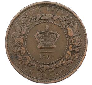 1 цент 1861 года Нью-Брансуик — Фото №1