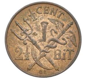 1/2 цента 1905 года Датская Вест-Индия — Фото №1