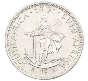 1 шиллинг 1951 года Британская Южная Африка — Фото №1