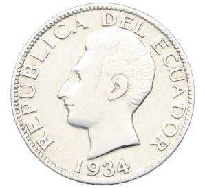 1 сукре 1934 года Эквадор — Фото №1