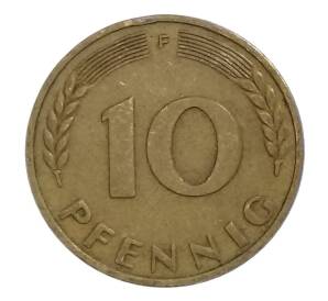 10 пфеннигов 1949 года F Германия