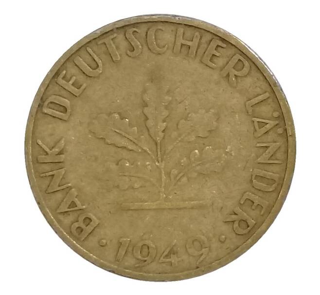 Монета 10 пфеннигов 1949 года D Германия (Артикул M2-34664)