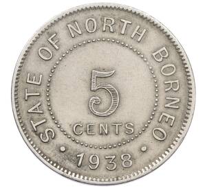 5 центов 1938 года Северное Борнео — Фото №1