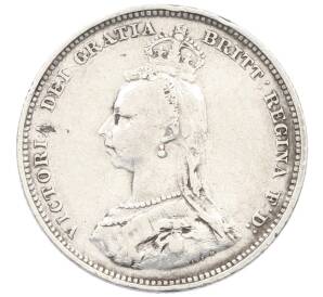 1 шиллинг 1887 года Великобритания — Фото №2
