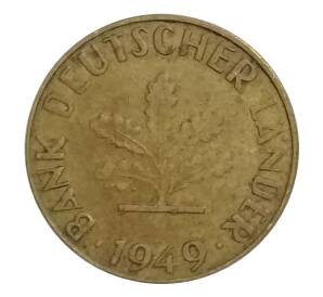 10 пфеннигов 1949 года J Германия