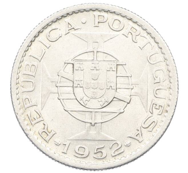 Монета 10 эскудо 1952 года Португальская Ангола (Артикул: K27-87328) — Фото №2