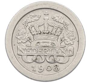 5 центов 1908 года Нидерланды — Фото №1