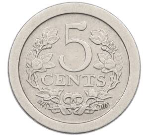 5 центов 1908 года Нидерланды — Фото №2