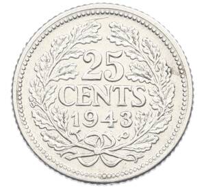 25 центов 1943 года Кюрасао — Фото №1