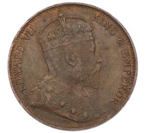 1 цент 1906 года Британский Цейлон — Фото №2