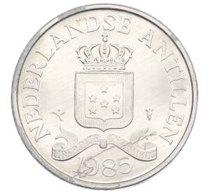 2 1/2 цента 1985 года Нидерландские Антильские острова — Фото №1