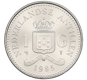 1 гульден 1985 года Нидерландские Антильские острова — Фото №1