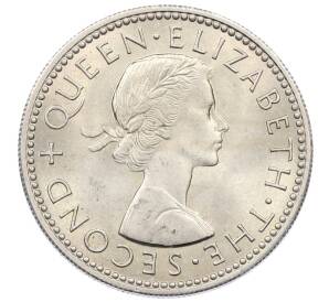 1 шиллинг 1964 года Новая Зеландия — Фото №2