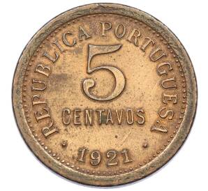 5 сентаво 1921 года Португалия — Фото №1